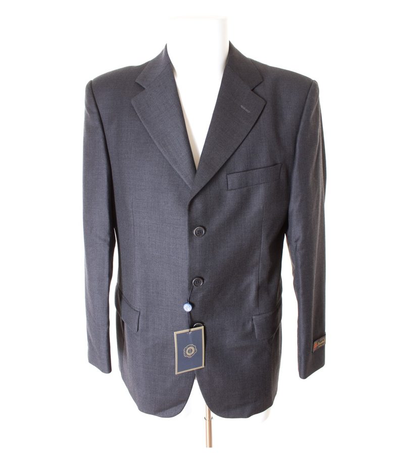 Giudice by Bozzalla & Lesna Herren Sakko Gr. 50 Grau Wolle NEU – Foto 1