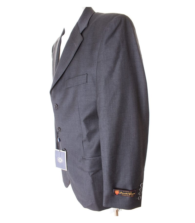 Giudice by Bozzalla & Lesna Herren Sakko Gr. 50 Grau Wolle NEU – Foto 2