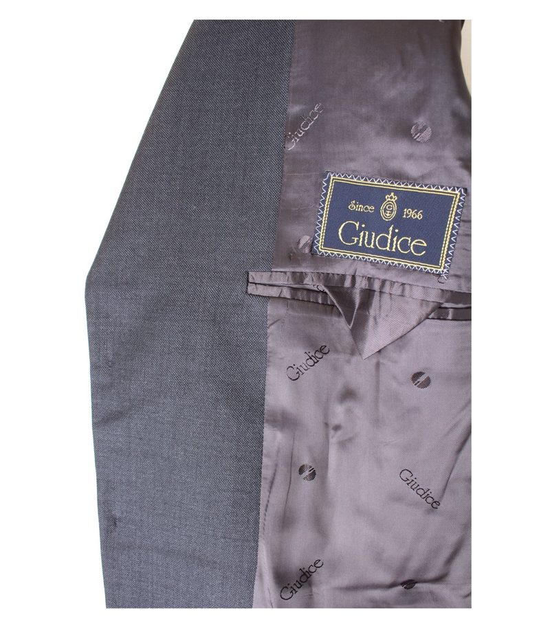 Giudice by Bozzalla & Lesna Herren Sakko Gr. 50 Grau Wolle NEU – Foto 6