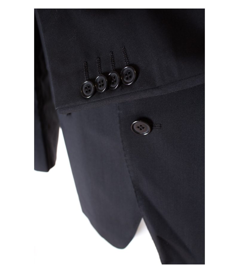 PARK AVENUE Herren Sakko Gr. 52 Schwarz Wolle – Foto 3