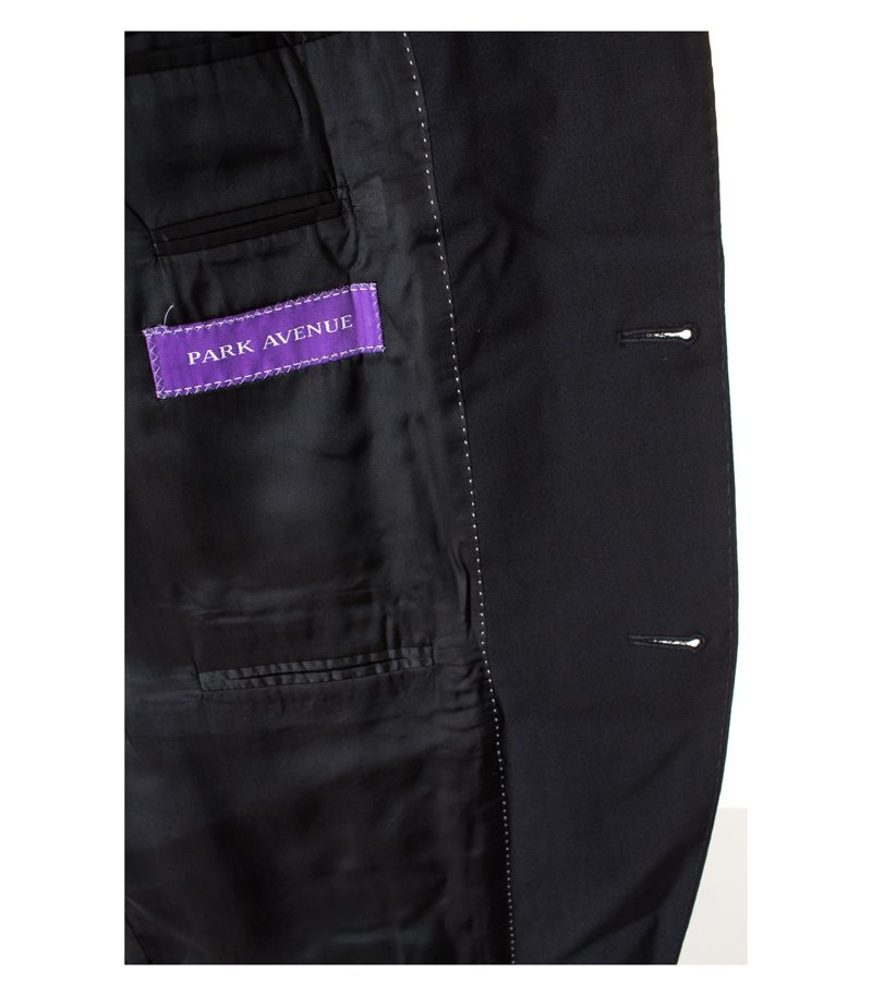 PARK AVENUE Herren Sakko Gr. 52 Schwarz Wolle – Foto 4