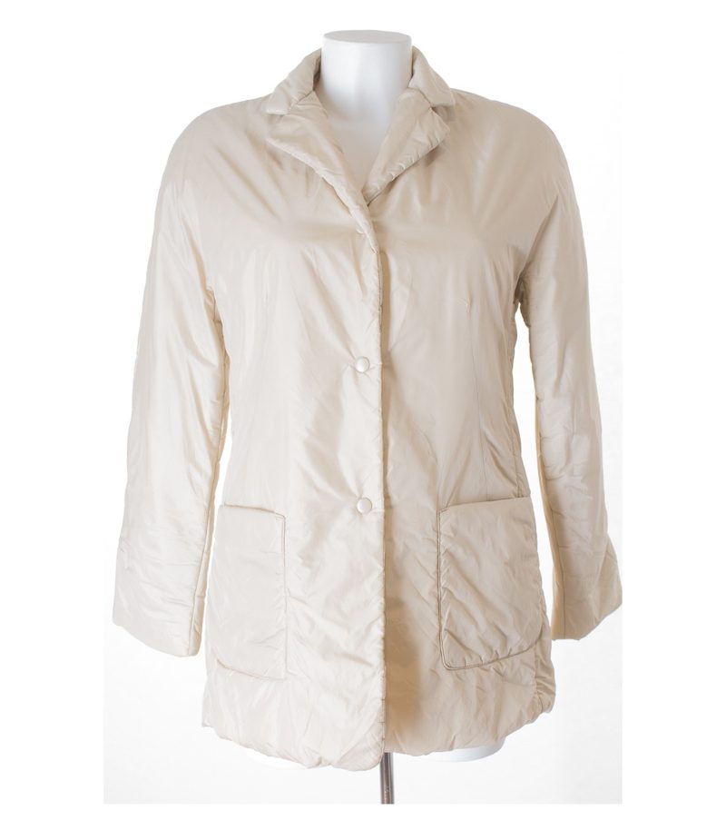 STEFANEL Damen Jacke Gr. DE 38 Beige – Foto 1