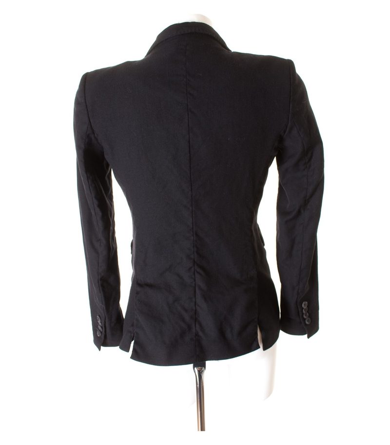 Massimo Dutti Damen Blazer Gr. DE 34 Schwarz Wolle – Foto 2