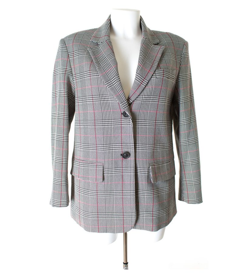 ZARA Damen BASIC COLLECTION Blazer Gr. S Mehrfarbig Viskose – Foto 1