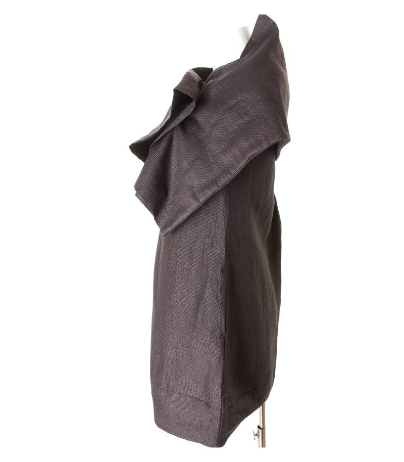 S' Max Mara Damen Kleid Gr. S Braun Baumwolle Seide – Foto 2
