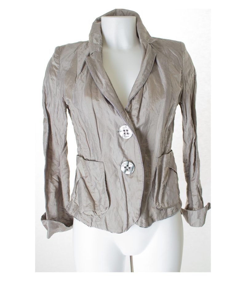 AIRFIELD signature Damen Blazer Gr. DE 36 Grau Baumwolle – Foto 1