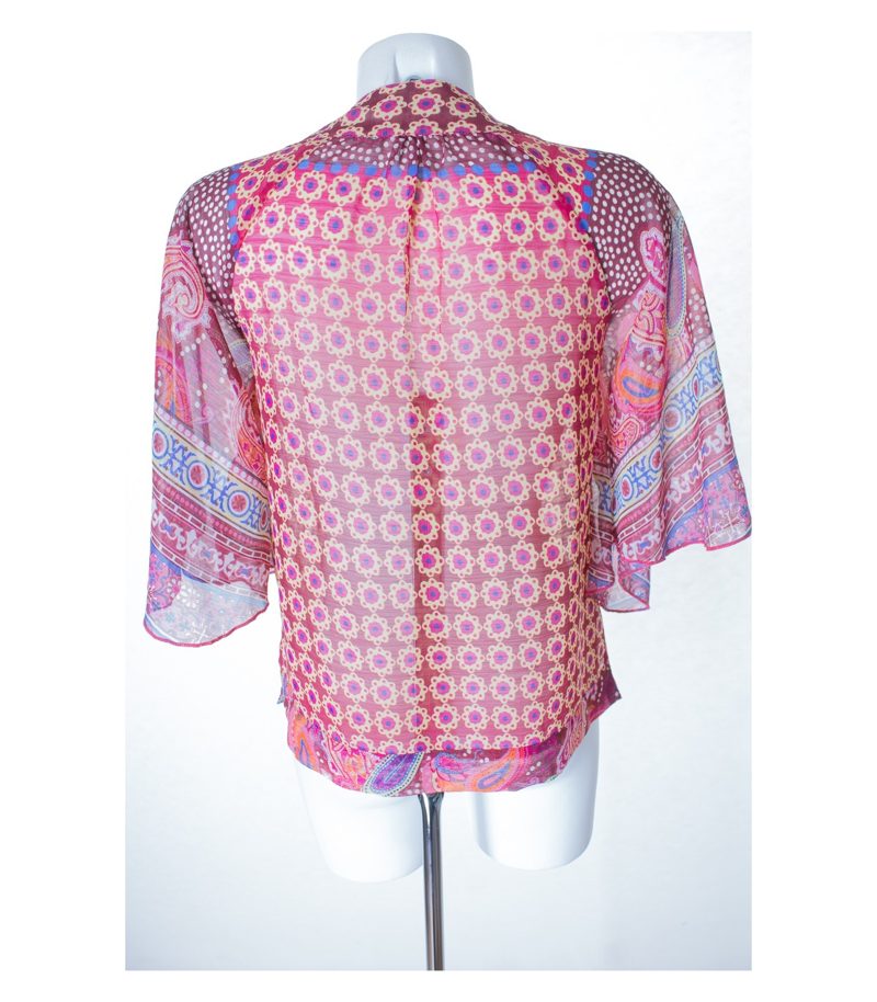 JAUNE ROUGE Damen Bluse Shirt Gr. S Mehrfarbig – Foto 3