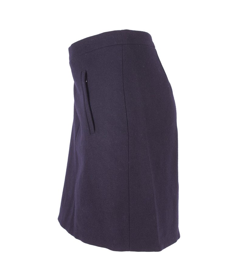 J. CREW Damen Rock Gr. 8 M Reine Blau Wolle – Foto 2