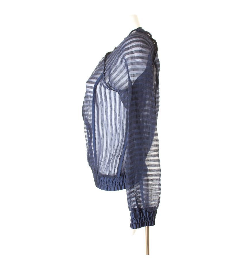 Z1975 - ZARA BASIC Damen Sommerjacke Gr. M Blau – Foto 2