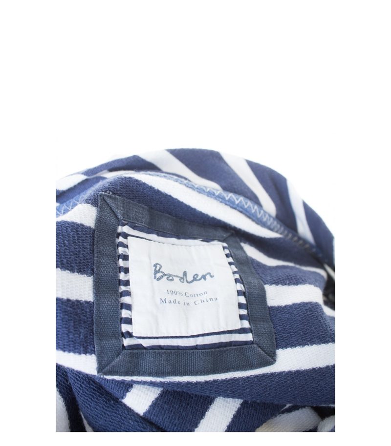 Boden Damen Pullover Gr. DE 32 Blau/Weiß Baumwolle – Foto 4