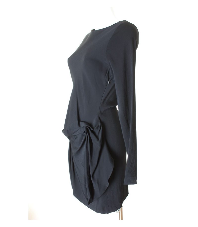 SPACE STYLE CONCEPT Damen Kleid Abendkleid Gr. DE 38 Schwarz Viskose – Foto 2