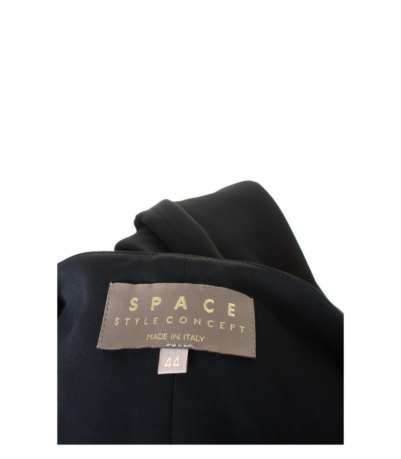 SPACE STYLE CONCEPT Damen Kleid Abendkleid Gr. DE 38 Schwarz Viskose – Foto 4