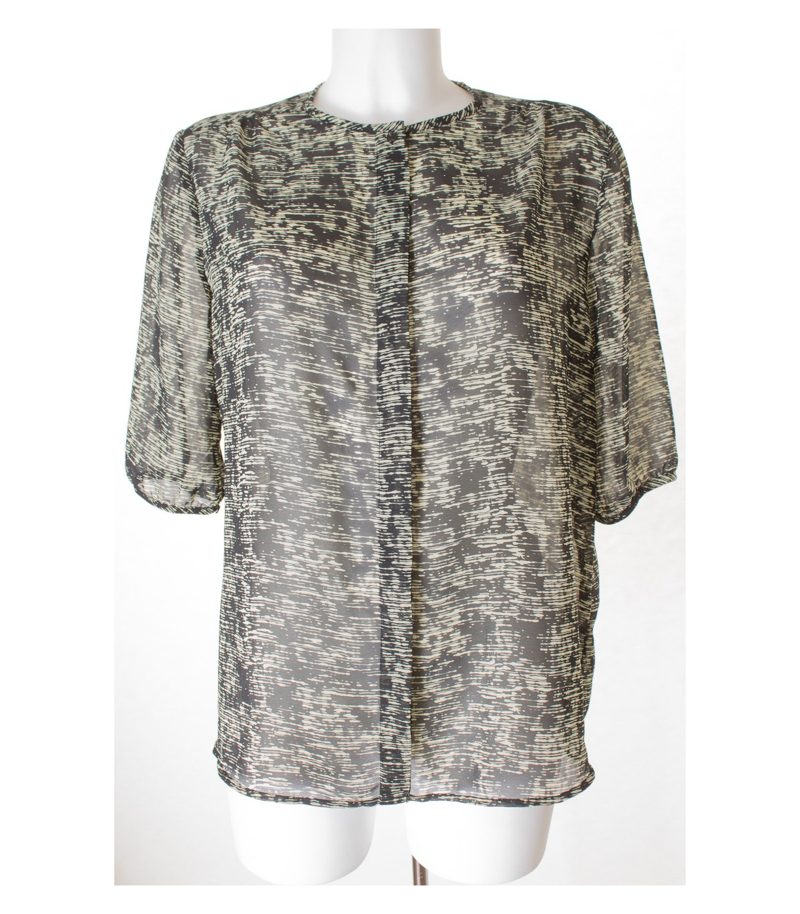 MAISON SCOTCH LA FEMME SELON MARIE Damen Bluse shirt Gr. DE 40 Mehrfarbig – Foto 1