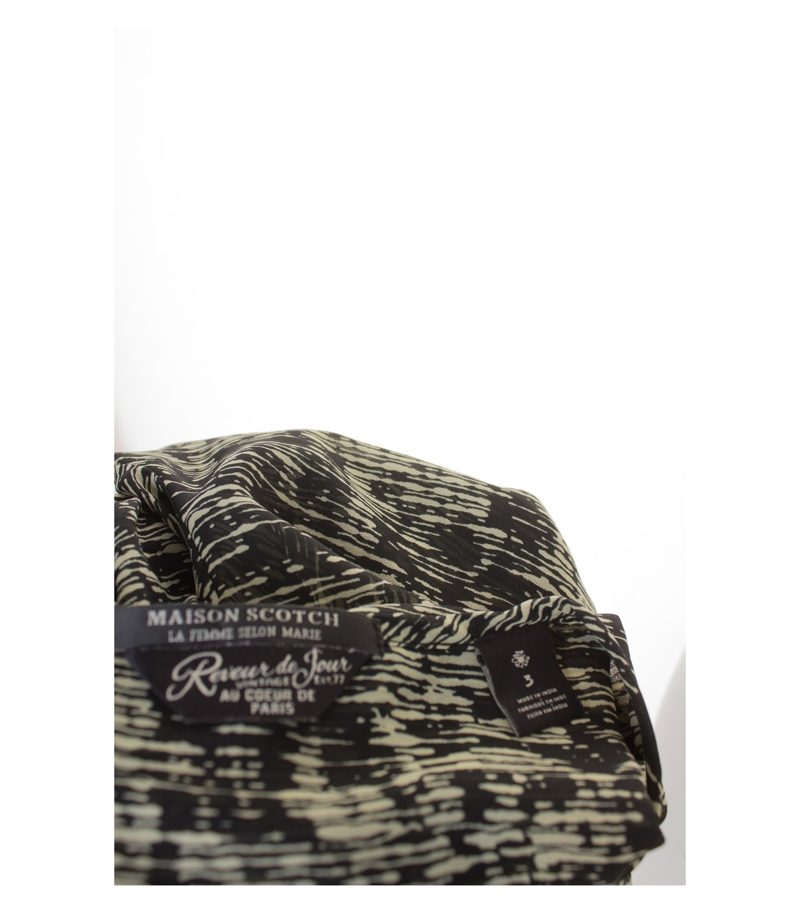 MAISON SCOTCH LA FEMME SELON MARIE Damen Bluse shirt Gr. DE 40 Mehrfarbig – Foto 5
