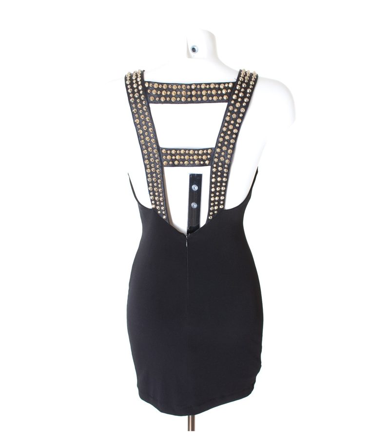FAITH CONNEXION Damen Kleid Abendkleid Gr. S Schwarz – Foto 3