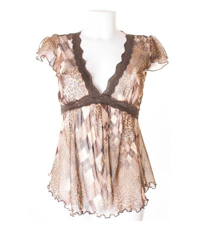 mazel Damen Bluse Shirt Gr. DE 36 Mehrfarbig