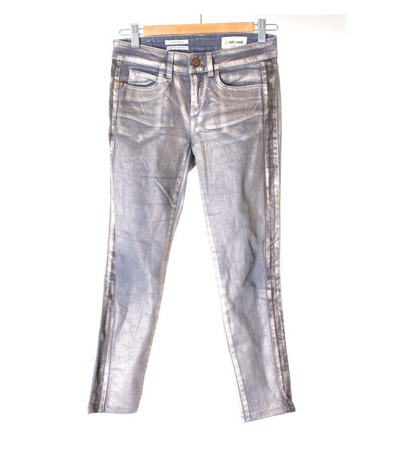 Rich & Royal Damen Jeans Gr. W26 32L Mehrfarbig Baumwolle – Foto 1