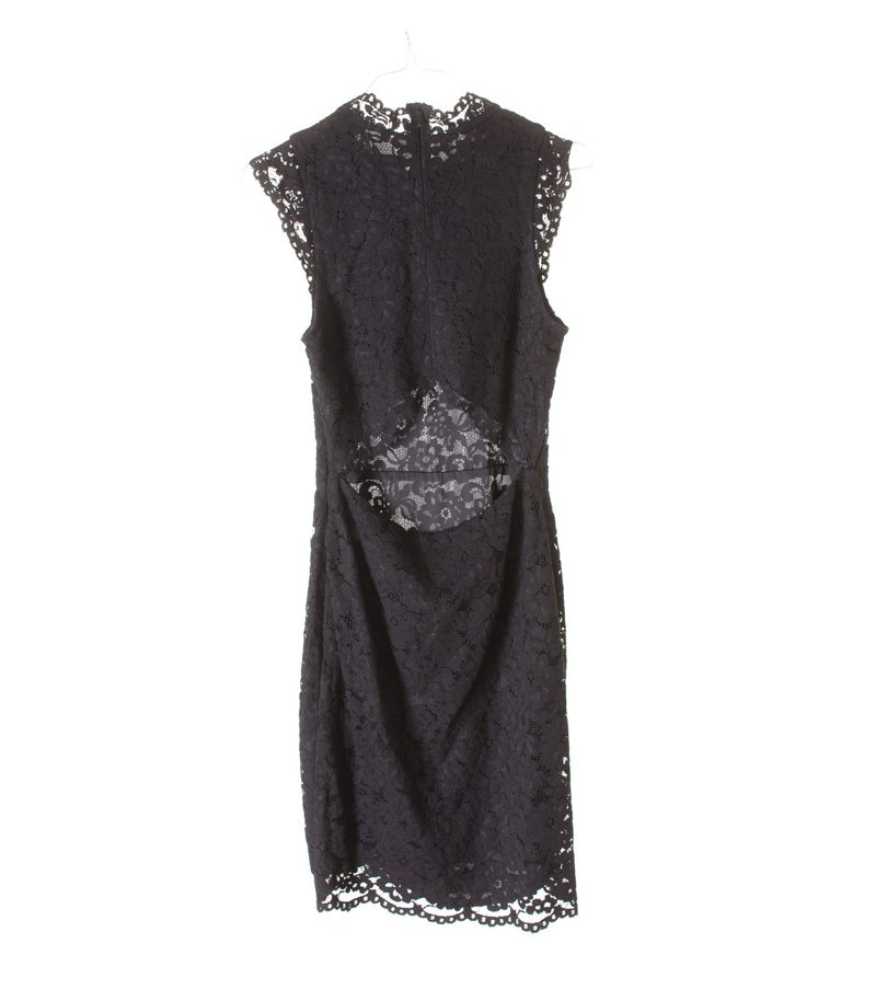 H&M Damen Kleid Abendkleid Lace Gr. DE 34 Baumwolle Viskose NEU – Foto 2