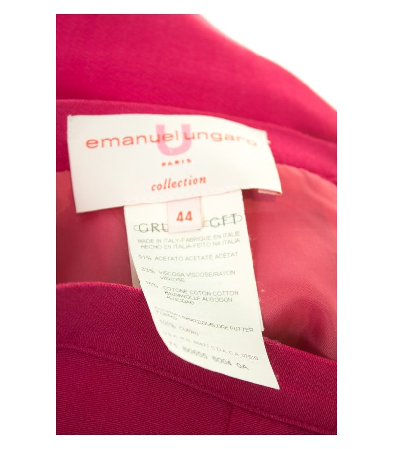 emanuel ungaro Damen Rock Gr. DE 38 Rosa Baumwolle Viskose – Foto 4
