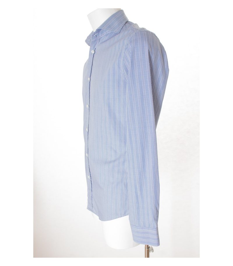 JOOP Herren Hemd Business Shirt Gr. 38/15 Blau/Weiß Baumwolle – Foto 2