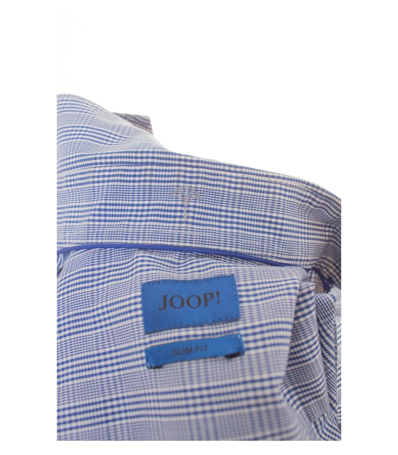 JOOP Herren Hemd Business Shirt Gr. 38/15 Blau/Weiß Baumwolle – Foto 4
