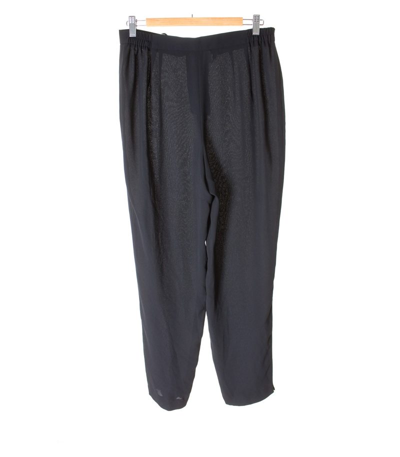 HERMANN LANGE Damen Hose Gr. DE 44 Schwarz – Foto 2