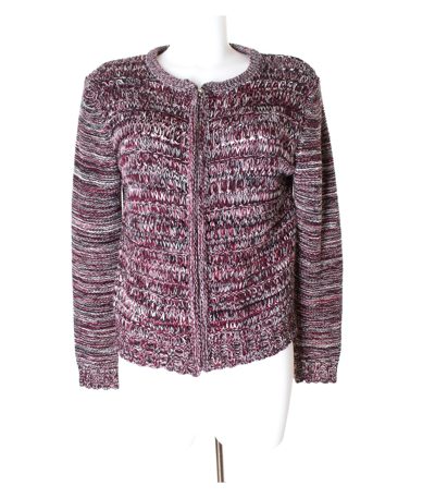 WE Damen Strickjacke Gr. L Mehrfarbig Baumwolle