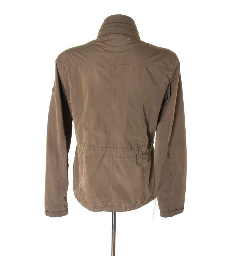 Massimo Dutti Damen Kapuzenjacke Sommerjacke Gr. L Braungrün – Foto 4