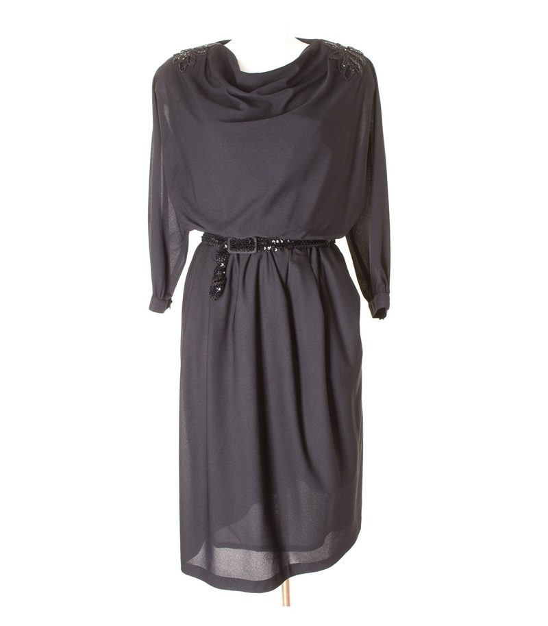 Collection fashion style Damen Kleid Gr. DE 42 Schwarz – Foto 1