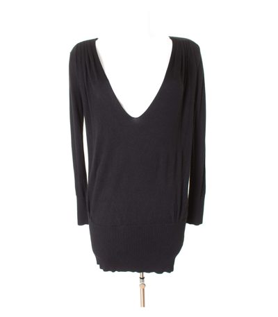 PIERRE BALMAIN Damen Pullover Gr. DE 38 Schwarz Viskose