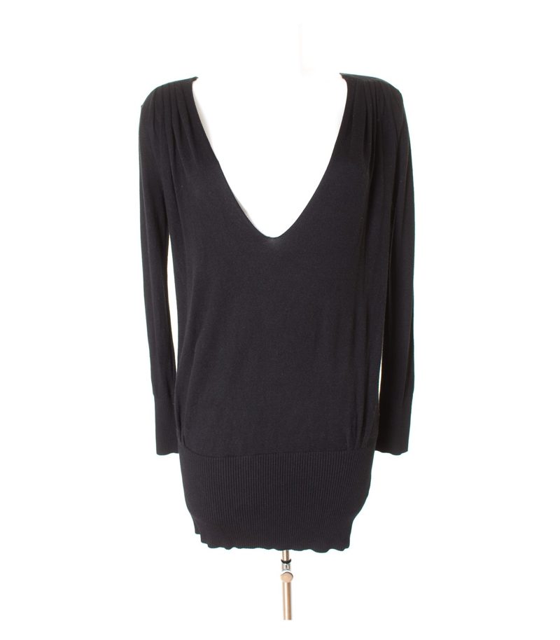 PIERRE BALMAIN Damen Pullover Gr. DE 38 Schwarz Viskose – Foto 1