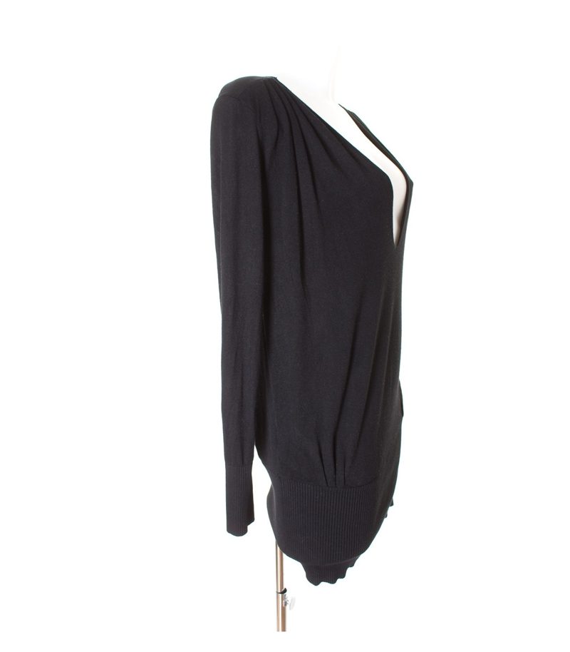 PIERRE BALMAIN Damen Pullover Gr. DE 38 Schwarz Viskose – Foto 2