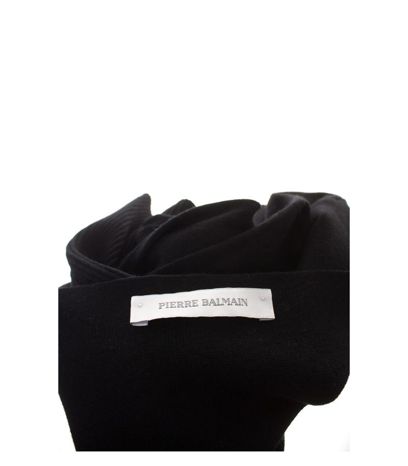 PIERRE BALMAIN Damen Pullover Gr. DE 38 Schwarz Viskose – Foto 4