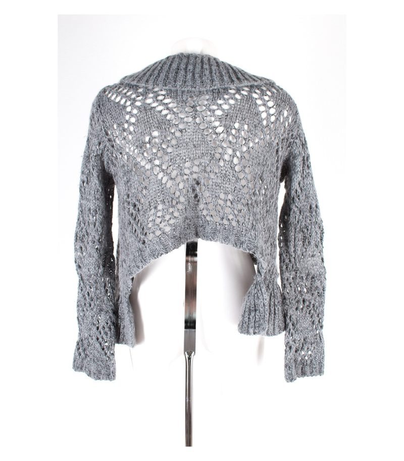 HALLHUBER Damen Strickjacke Cardigan Gr. S Loch-Effektmuster Strick – Foto 3
