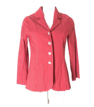 KANDIS & KANDISMANN Damen Blazer Gr. S Rot Baumwolle