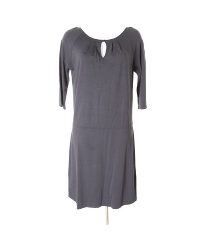 Marc O'Polo Damen Kleid GR. DE 40 Blaugrau Viskose