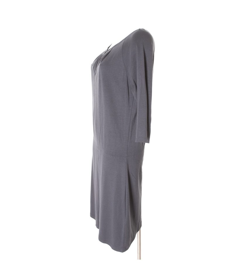 Marc O'Polo Damen Kleid GR. DE 40 Blaugrau Viskose – Foto 2