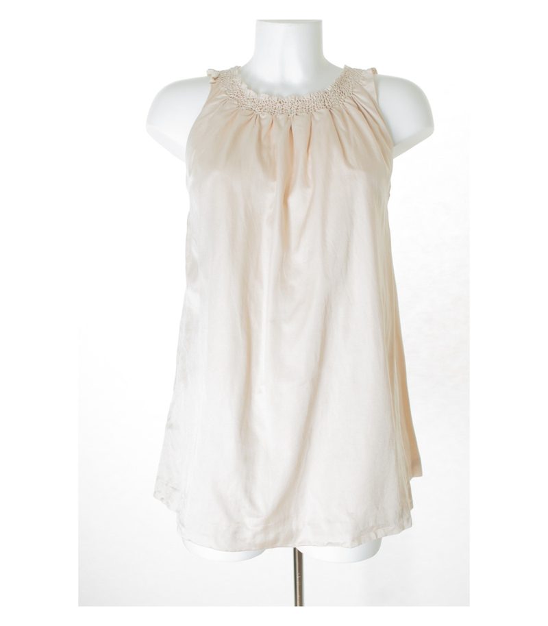 MARGIT BRANDT Damen Top Bluse Shirt Gr. L Beige – Foto 1
