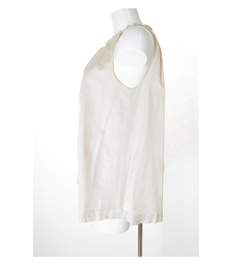 MARGIT BRANDT Damen Top Bluse Shirt Gr. L Beige – Foto 3