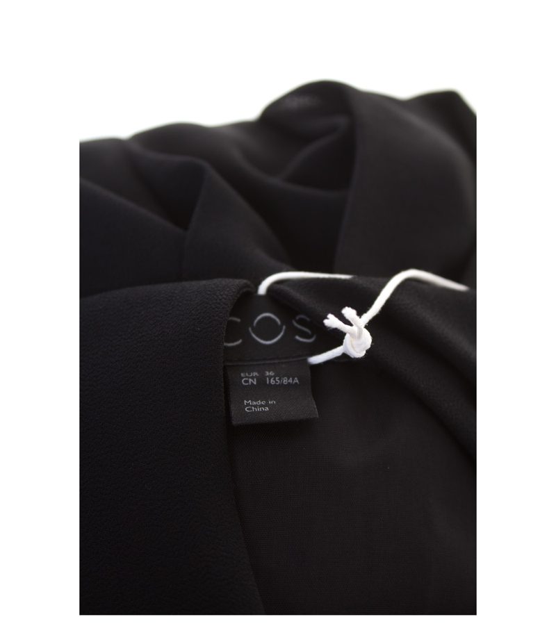 COS Damen Kleid Abendkleid Gr. DE 36 Schwarz NEU – Foto 5
