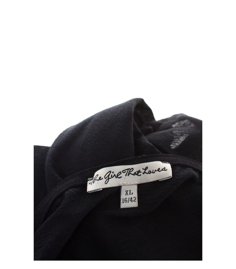 The give That Lover Damen T-shirt Bluse Shirt Gr. XL Schwarz – Foto 4