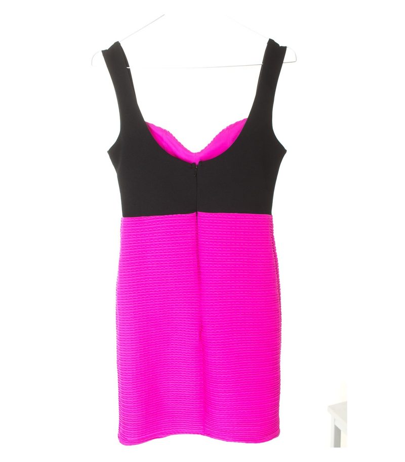 RIVER ISLAND Damen Kleid Gr. DE 34 Schwarz/Lila – Foto 2