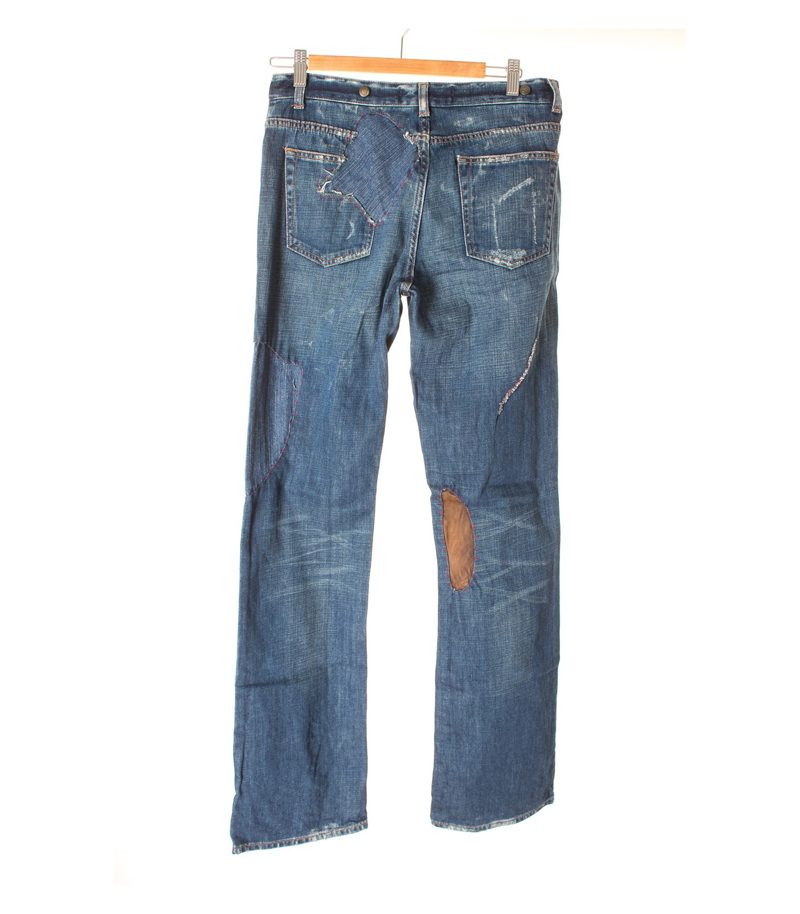 JUST cavalli Herren Jeans Hose Gr. 32/46 Mehrfarbig Denim Baumwolle – Foto 2