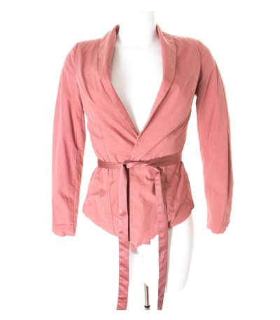 BIK BOK BY JENNY SKAVLAN Damen Blazer Gr. XS in Rotgrau Baumwolle
