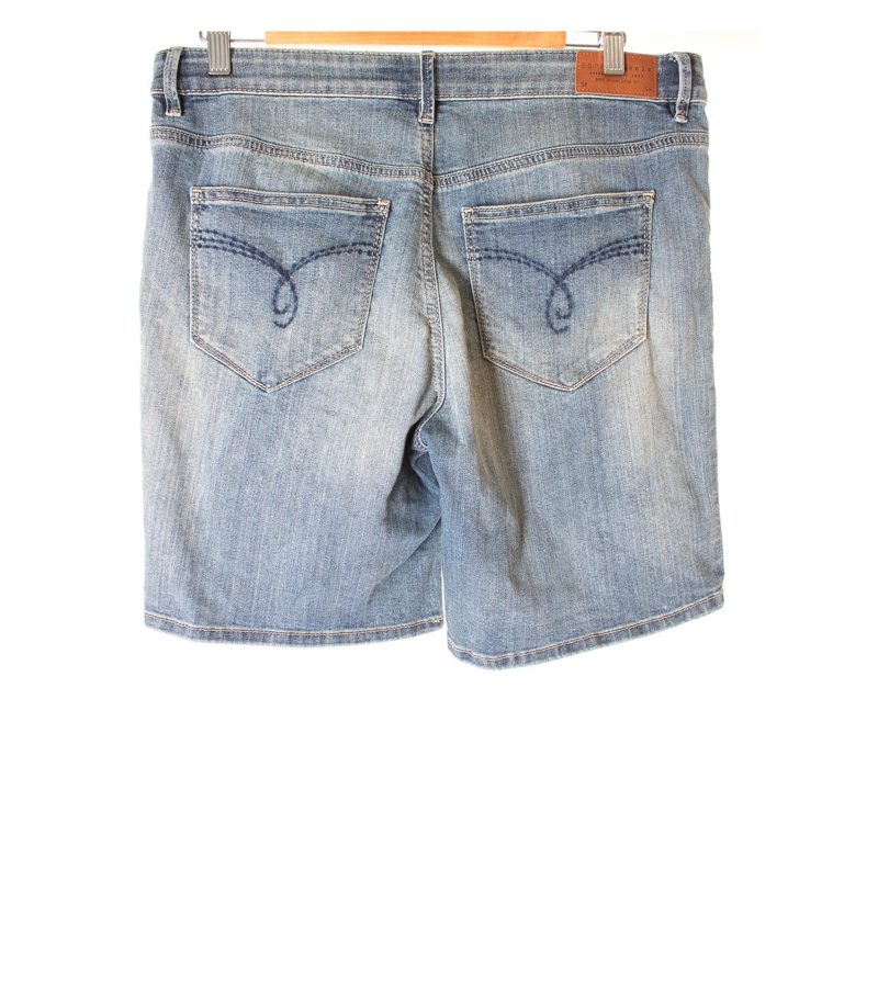 ESPRIT Denim Damen Jeans Shorts Kurze Hose Gr. W29 Blau Baumwolle – Foto 2
