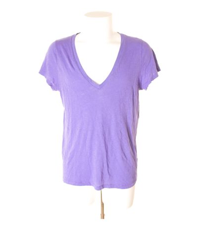 J.CREW Herren T-shirt Freizeitshirt Gr. XL Lila Baumwolle