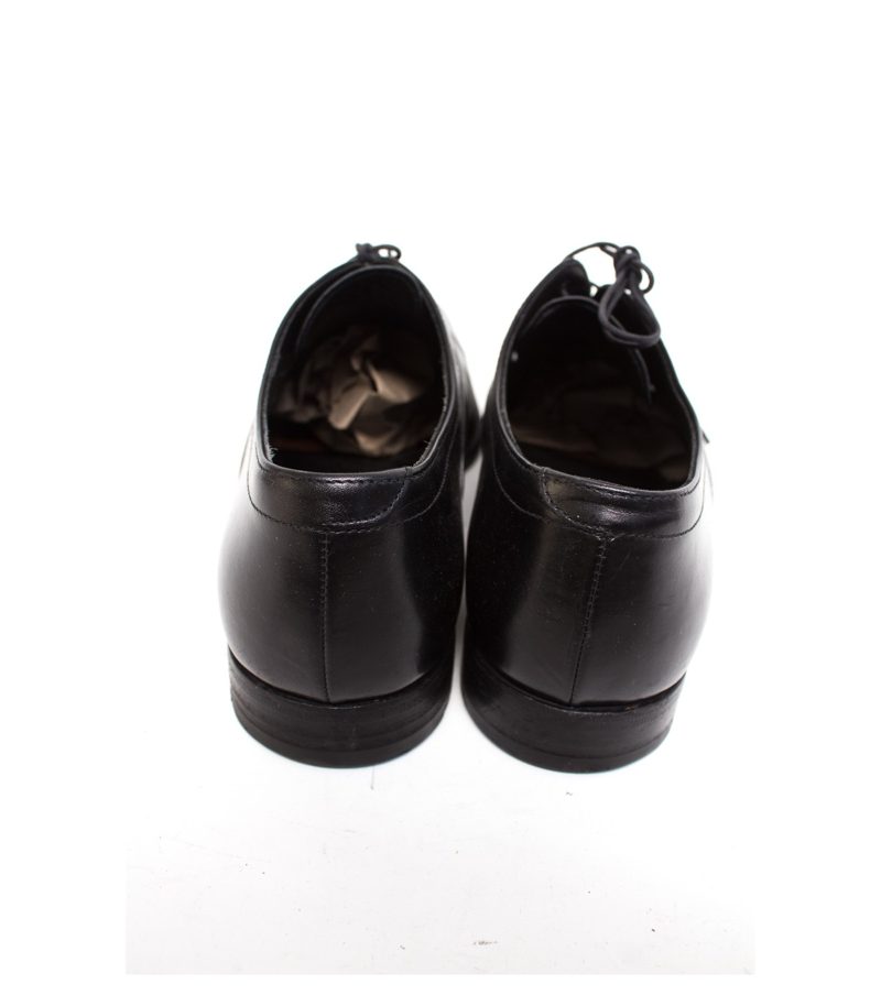PRADA Herren Schuhe Gr. EU 39 UK 5,5 Schnürschuhe Schwarz Leder – Foto 3