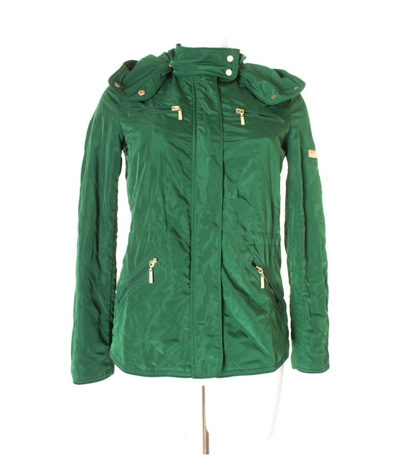 ZARA Damen BASIC Jacke Kapuzenjacke Gr. S Grün – Foto 1
