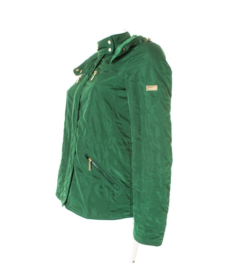 ZARA Damen BASIC Jacke Kapuzenjacke Gr. S Grün – Foto 2