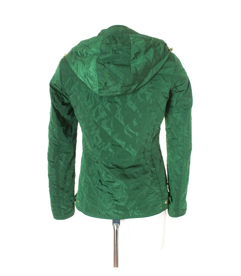 ZARA Damen BASIC Jacke Kapuzenjacke Gr. S Grün – Foto 3